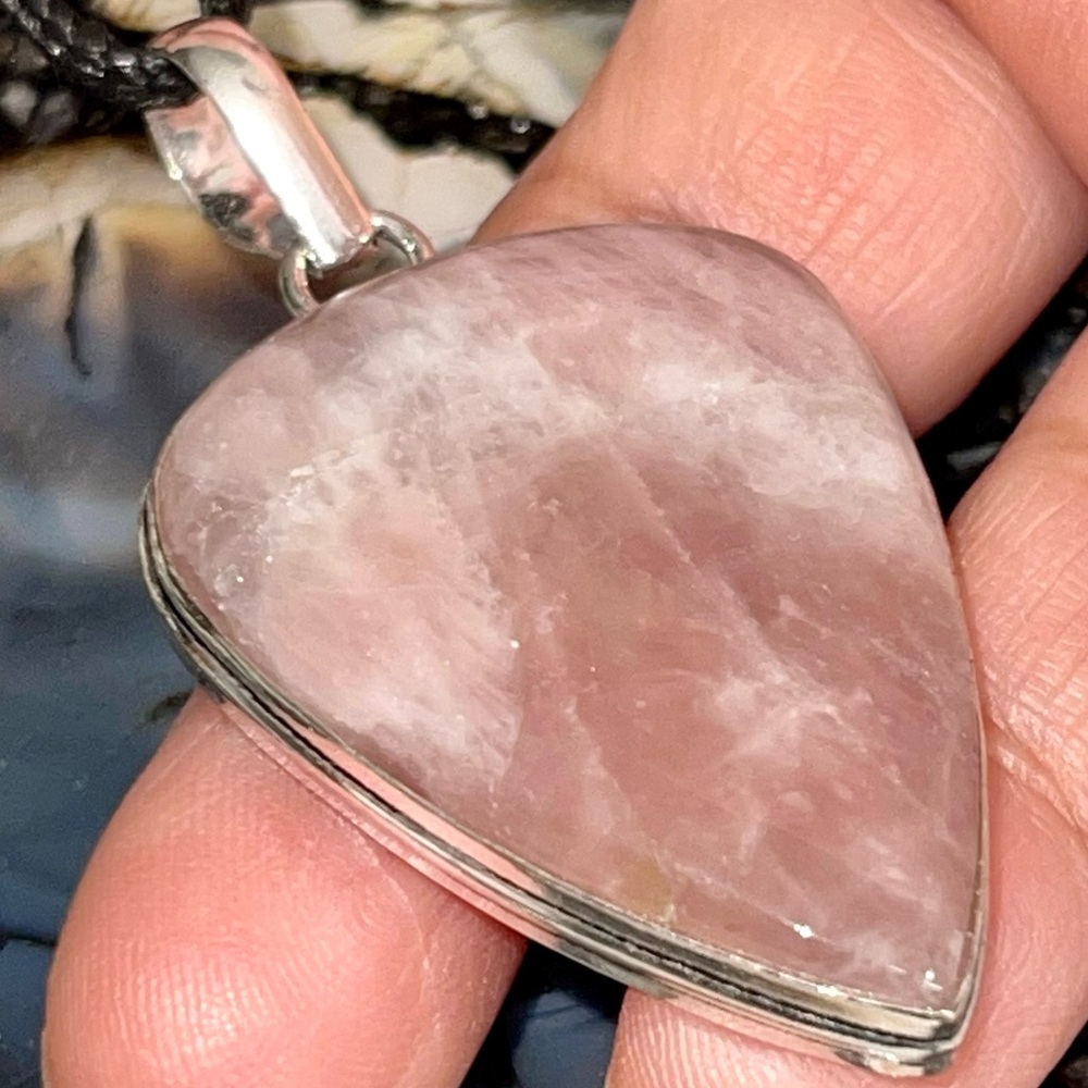 Beautiful Light Color Kunzite Pendant 2”